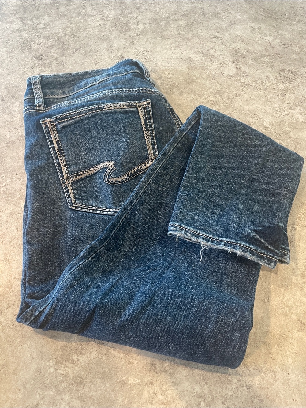 Silver Jeans Women’s Dark Blue Skinny Jeans w30 l27